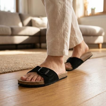 Barefoot Papuče NATURAL BAREFOOT SAVA ONE crne