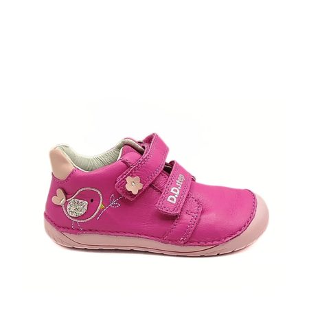 Dětské barefoot tenisky D.D.STEP S070-61646B Hot Pink růžové ptáček