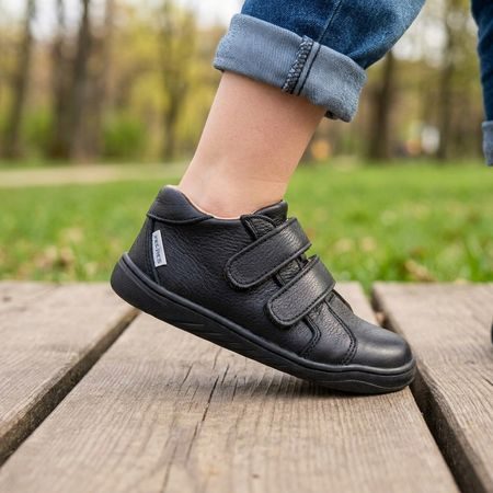 PEGRES CELOROČNÍ TENISKY SBF60F Černá | Dětské barefoot tenisky