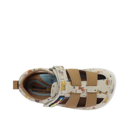 BEPPI SAPATO CASUAL BEBE Béžové | Dětské barefoot sandály