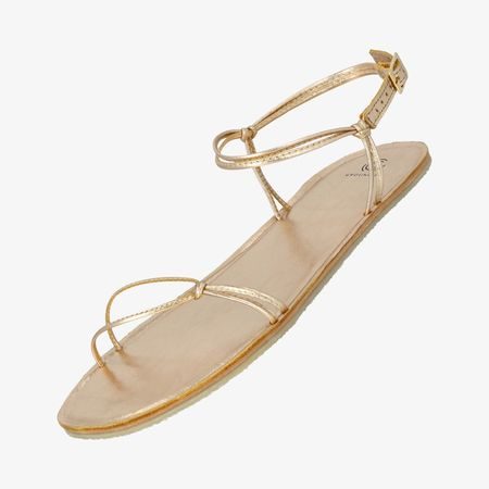 GROUNDIES® Cadiz Dámské Zlatá | Dámské barefoot sandály