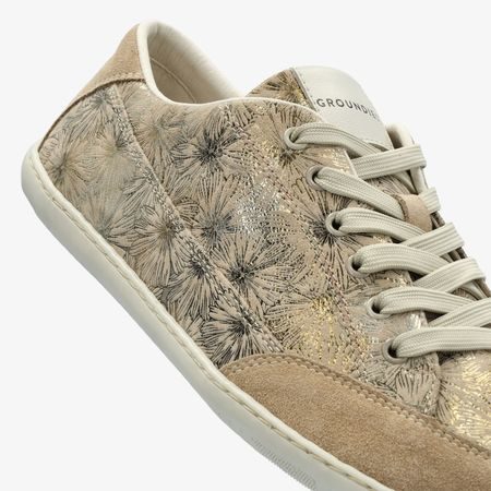 GROUNDIES® Amsterdam Barefoot+ Dámské Zlaté | Dámské barefoot tenisky