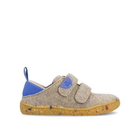 Dětské Barefoot Přezůvky GROUNDIES® Malmö Home Béžovo Modré