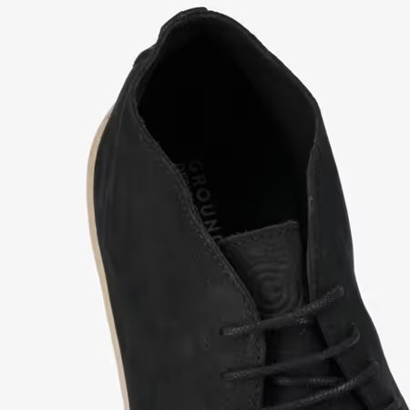 Dámské Barefoot+ Kotníkové Boty GROUNDIES® Milano Soft Černé