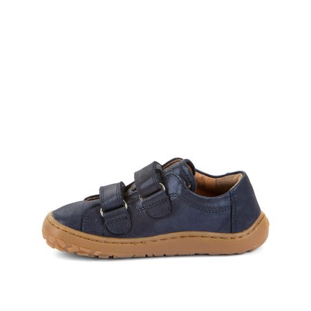 FRODDO TENISKY BAZE LEATHER D-VELCRO Blue+ | Dětské barefoot tenisky