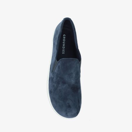 Pánské Barefoot Slip-on Tenisky GROUNDIES® Ease Modré