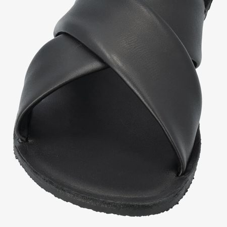 Barefoot Sandály GROUNDIES® Kos Černé