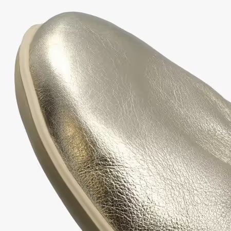 Dámské Barefoot Baleríny GROUNDIES® Lily 3.0 Metalické Champagne