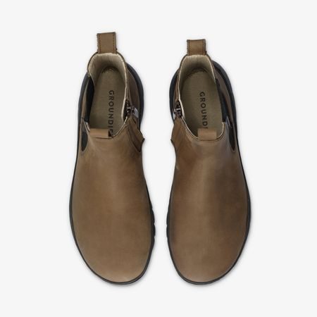 Dámské Barefoot Chelsea GROUNDIES® EVERYDAY 2.0 Hnědé