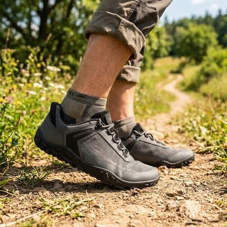 Barefoot Outdoorové Boty BENNON Šedé