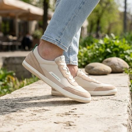 GROUNDIES® Zurich Beige/Cactus Barefoot tenisice