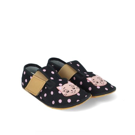 RAYVE SLIPPERS ELASTIC Black Cat