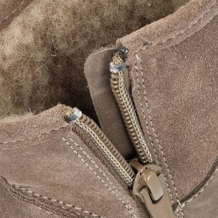 Dětské Barefoot Zimní Zateplené Válenky GROUNDIES Mini Cozy Kids Béžové
