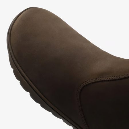 Barefoot Zateplené Kozačky GROUNDIES® Odessa GX2 Hnědé