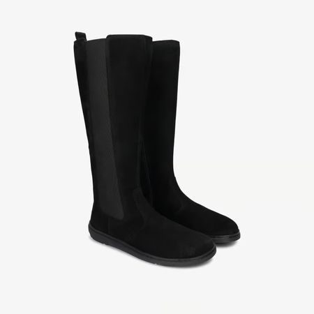 Dámské Barefoot Kozačky GROUNDIES® Milena 2.0 Černé