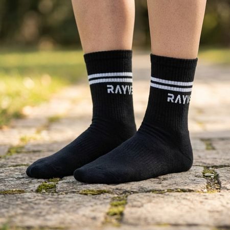 RAYVE BAREFOOT PAMUČNE ČARAPE Crne
