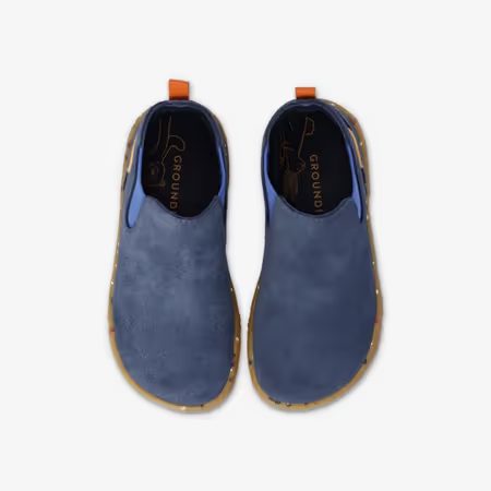 Dětské Barefoot Kotníkové Boty GROUNDIES® Lund Modré
