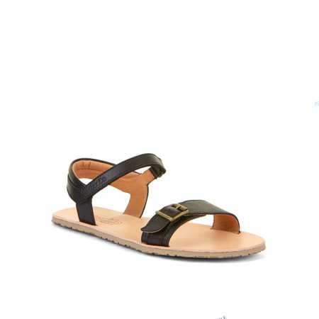 FRODDO SANDAL FLEXY BUCKLE Black | Barefoot sandály