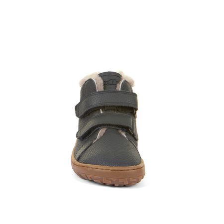 FRODDO ZIMNÍ FURRY Dark Blue | Dětské zimní zateplené barefoot boty