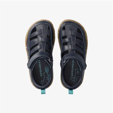 Dětské Barefoot Sandály GROUNDIES® Noto 2.0 Modré