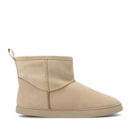 Dámské Barefoot Zateplené Boty GROUNDIES® COZY BOOT Béžové