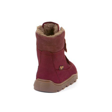 FRODDO ZERU TEX WINTER Bordeaux | Dětské zimní zateplené barefoot boty