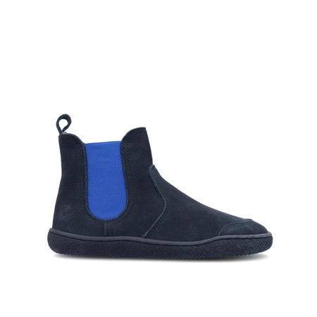 Dětské Barefoot Zateplené Kotníkové Boty GROUNDIES® Everyday Kids Modré