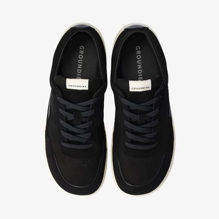 Barefoot Tenisky GROUNDIES® Zurich Černo Pískové