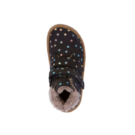 FRODDO ZIMNÍ FURRY Stars | Dětské zimní zateplené barefoot boty