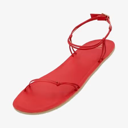Dámské Barefoot Sandály GROUNDIES® Cadiz Červené