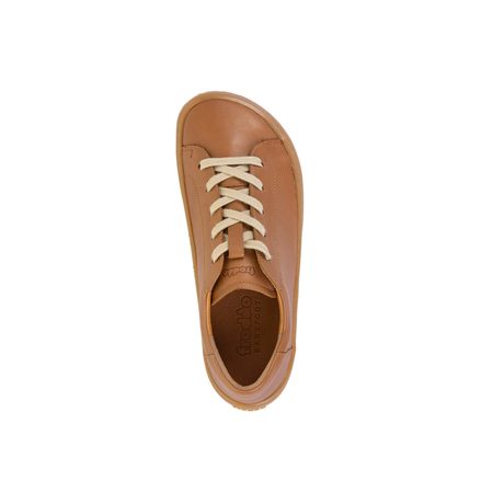 FRODDO TENISKY LEATHER LACES Cognac III | Barefoot tenisky