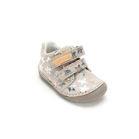 Dětské barefoot tenisky D.D.STEP S070-62583B Béžové hvězdy