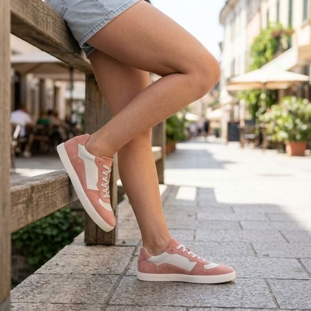 GROUNDIES® Nova VIC Edition Růžové / White | Dámské sportovní tenisky
