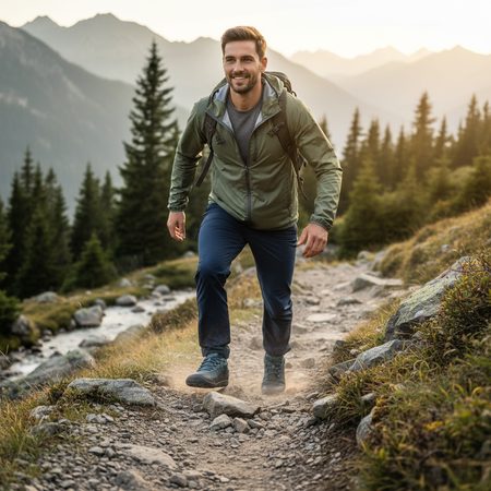 GROUNDIES® All Terrain Low 2.0 Blue Barefoot túracipő