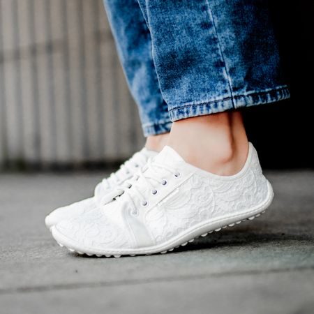 LEGUANO AMALFI White | Dámské barefoot tenisky