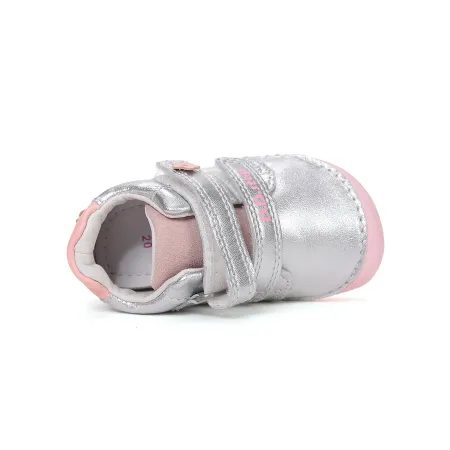 Otroške barefoot superge D.D.STEP S070-61646 Stříbrné ptáček
