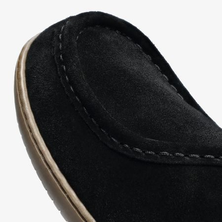 Barefoot Mokasíny GROUNDIES® Cricket Černé