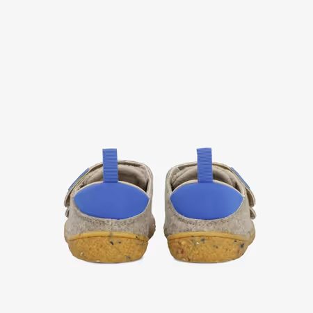 Dětské Barefoot Přezůvky GROUNDIES® Malmö Home Béžovo Modré