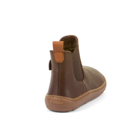 Barefoot Chelsea boty FRODDO KOTNÍKOVÉ CHELYS II tmavě hnědé