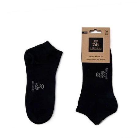 GROUNDIES® Premium Barefoot Ponožky Černé