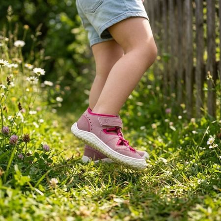 RICOSTA JERRY Pink | Dětské barefoot sandály