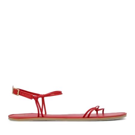 Dámské Barefoot Sandály GROUNDIES® Cadiz Červené
