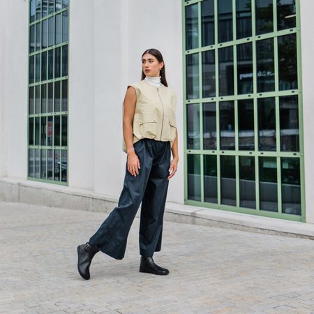 SHAPEN DIVINE Black | Dámské barefoot kotníkové boty