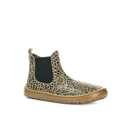 Barefoot Chelsea boty FRODDO KOTNÍKOVÉ CHELYS II béžové leopardí