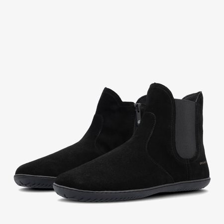 Barefoot Zateplené Chelsea GROUNDIES® CAMDEN MID Černé