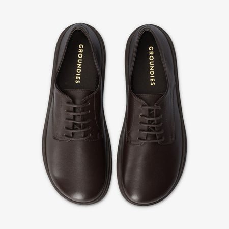 Barefoot Polobotky GROUNDIES® Trento Čokoládové