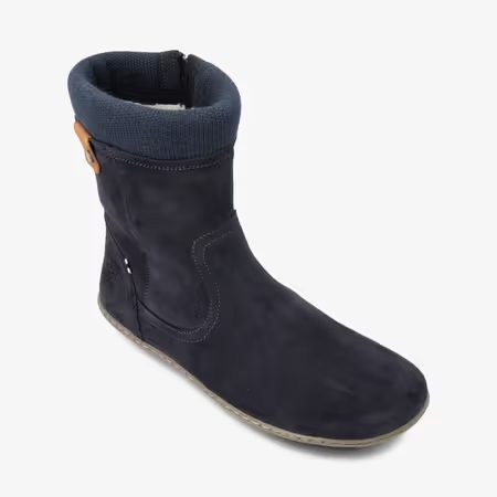 Dámské Barefoot Zateplené Boty GROUNDIES® ICELAND Tmavě modré