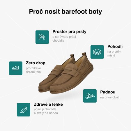 GROUNDIES® Brisbane Coconut Barefoot félcipő