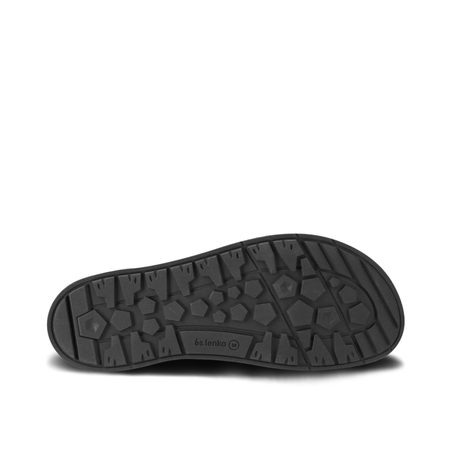 BE LENKA ZIMNÍ KOTNÍKOVÉ ArcticEdge - All Black | Zimní zateplené barefoot boty