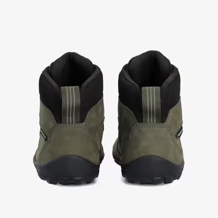 Barefoot Outdoorové Boty GROUNDIES® Portland Khaki Limetkové